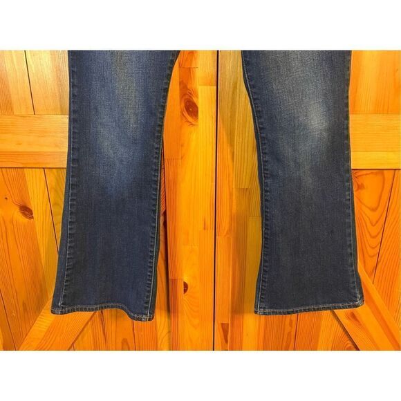 Lucky Brand Sofia Boot Jeans Womens 6 / 28 Ankle Blue Dark Wash Stretch (2204) - Picture 2 of 8